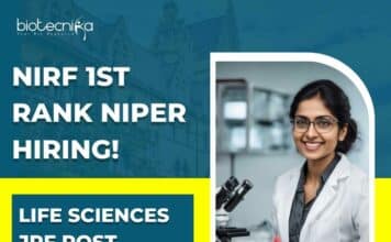 Life Sciences Apply for the NIPER ICMR Project JRF Job Today! NIPER ICMR Project JRF