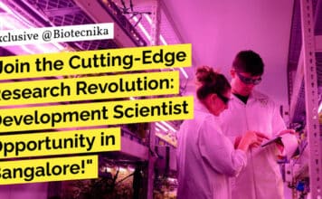 "Join the Cutting-Edge Research Revolution: Development Scientist Opportunity in Bangalore!"