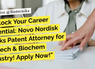 "Unlock Your Career Potential: Novo Nordisk Seeks Patent Attorney for Biotech & Biochem Industry! Apply Now!"