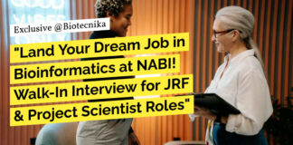 "Land Your Dream Job in Bioinformatics at NABI! Walk-In Interview for JRF & Project Scientist Roles"