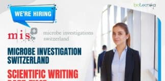 Scientific Writing Intern Job