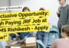 Exclusive Opportunity: JRF Job at AIIMS Rishikesh – Apply Now! "Exclusive Opportunity: High Paying JRF Job at AIIMS Rishikesh - Apply Now!"