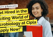 "Get Hired in the Exciting World of Microbiology at Cipla - Apply Now!"