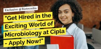 "Get Hired in the Exciting World of Microbiology at Cipla - Apply Now!"