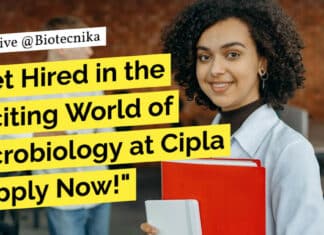 "Get Hired in the Exciting World of Microbiology at Cipla - Apply Now!"