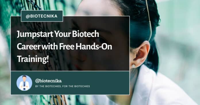 Jumpstart Your Biotech Career with Free Hands-On Training!, biotech, training opportunity, molecular biology techniques, hands-on training, CSIR NET Arjuna batch