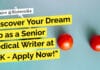 "Discover Your Dream Job as a Senior Medical Writer at GSK - Apply Now!"