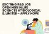 R&D Life Sciences Job