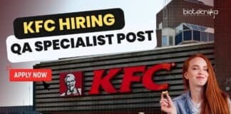 KFC India Hiring