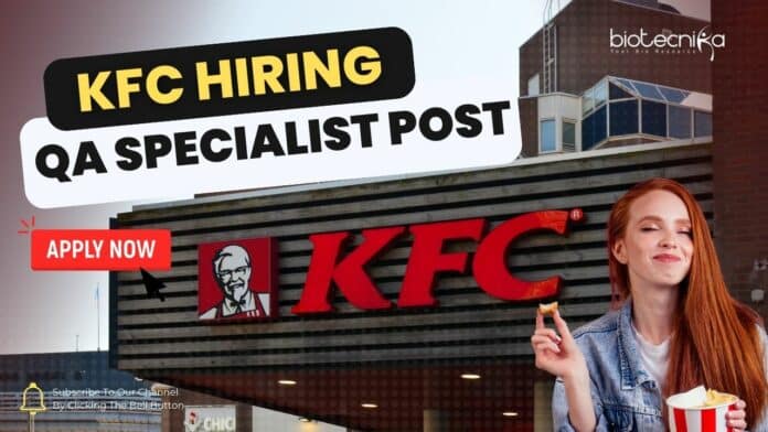 KFC India Hiring