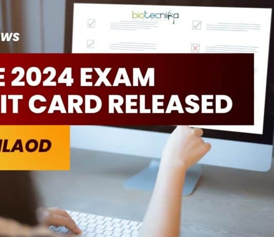 GATE 2024 Admit Card