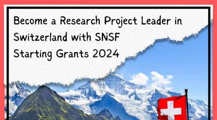 SNSF Starting Grants 2024