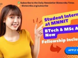 Student Internship at MNNIT