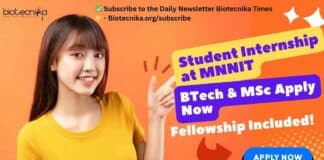 Student Internship at MNNIT