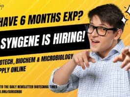 Syngene Hiring