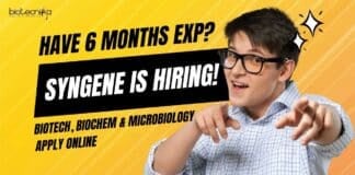 Syngene Hiring