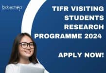 TIFR Visiting Students Research Programme 2024 - Applications Open