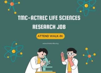 TMC-ACTREC Life Sciences Research Job
