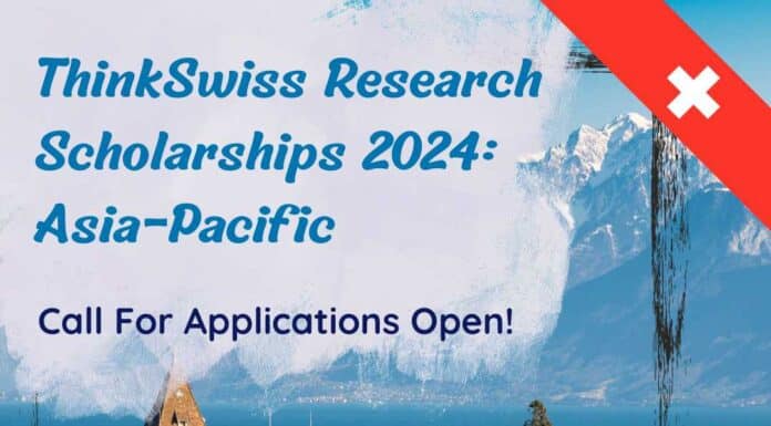 ThinkSwiss Research Scholarships 2024