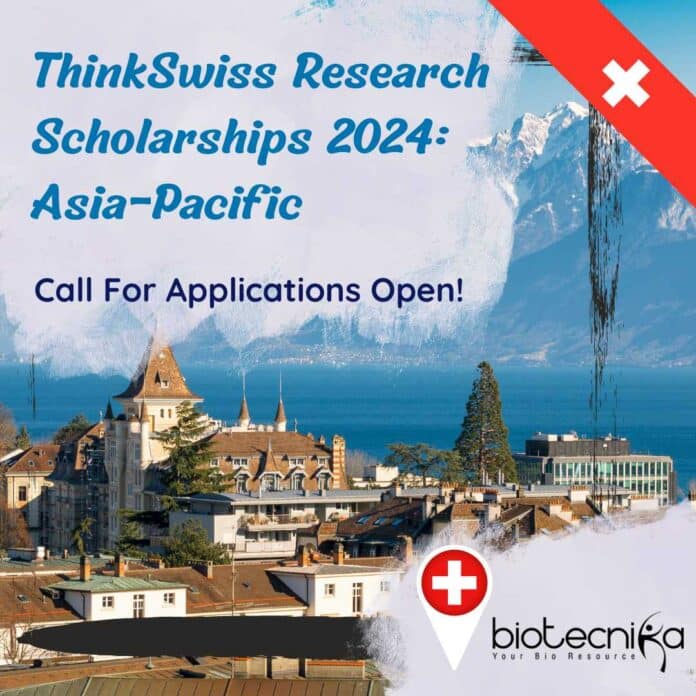 ThinkSwiss Research Scholarships 2024