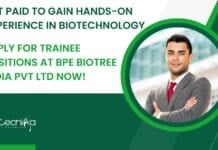 Trainee at BPE Biotree India