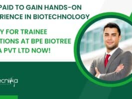 Trainee at BPE Biotree India