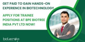 Trainee at BPE Biotree India
