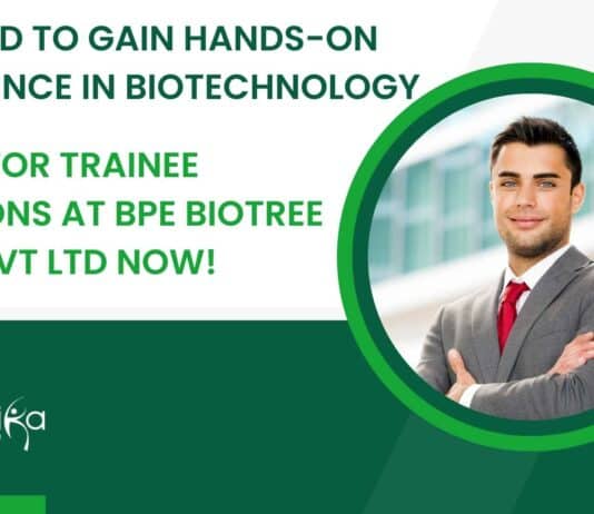 Trainee at BPE Biotree India
