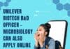 Unilever Biotech R&D Officer – Microbiology Can Also Apply Online Unilever Biotech R&D Officer