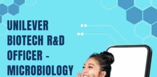 Unilever Biotech R&D Officer