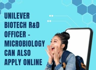 Unilever Biotech R&D Officer