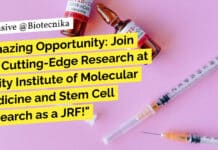 "Amazing Opportunity: Join the Cutting-Edge Research at Amity Institute of Molecular Medicine and Stem Cell Research as a JRF!"