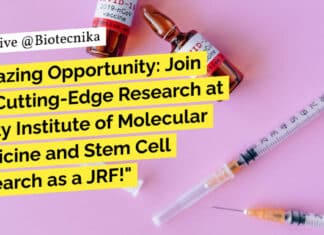 "Amazing Opportunity: Join the Cutting-Edge Research at Amity Institute of Molecular Medicine and Stem Cell Research as a JRF!"