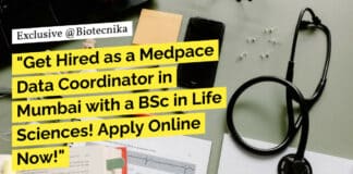"Get Hired as a Medpace Data Coordinator in Mumbai with a BSc in Life Sciences! Apply Online Now!"