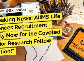 "Breaking News! AIIMS Life Sciences Recruitment - Apply Now for the Coveted Senior Research Fellow Position!"