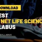 Latest CSIR NET Syllabus