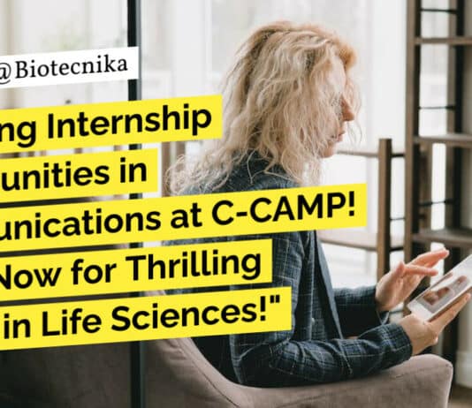 "Amazing Internship Opportunities in Communications at C-CAMP! Apply Now for Thrilling Career in Life Sciences!"