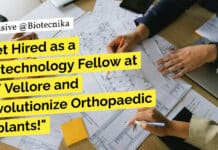 "Get Hired as a Biotechnology Fellow at VIT Vellore and Revolutionize Orthopaedic Implants!"