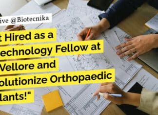 "Get Hired as a Biotechnology Fellow at VIT Vellore and Revolutionize Orthopaedic Implants!"