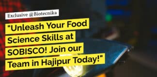 "Unleash Your Food Science Skills at SOBISCO! Join our Team in Hajipur Today!"