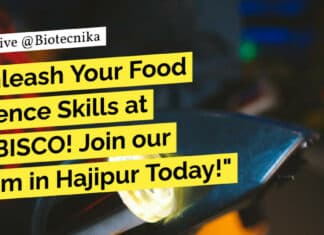 "Unleash Your Food Science Skills at SOBISCO! Join our Team in Hajipur Today!"