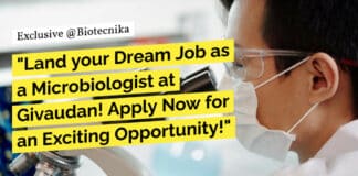 "Land your Dream Job as a Microbiologist at Givaudan! Apply Now for an Exciting Opportunity!"