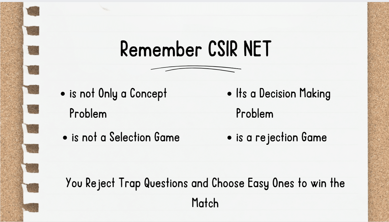 CSIR NET Life Sciences