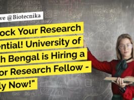 "Unlock Your Research Potential! University of North Bengal is Hiring a Junior Research Fellow - Apply Now!"
