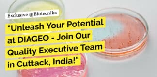 "Unleash Your Potential at DIAGEO - Join Our Quality Executive Team in Cuttack, India!"