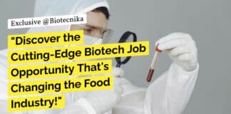 "Discover the Cutting-Edge Biotech Job Opportunity That's Changing the Food Industry!"