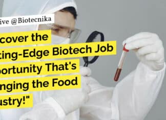 "Discover the Cutting-Edge Biotech Job Opportunity That's Changing the Food Industry!"
