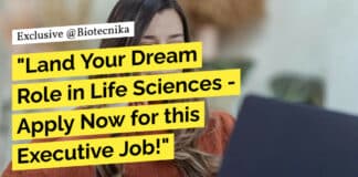 "Land Your Dream Role in Life Sciences - Apply Now for this Executive Job!"