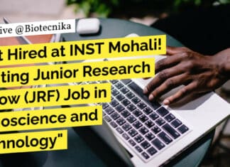 "Get Hired at INST Mohali! Exciting Junior Research Fellow (JRF) Job in Nanoscience and Technology"