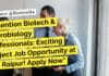 Attention Biotech & Microbiology: Project Job Opportunity at NIT Raipur! Apply Now "Attention Biotech & Microbiology Professionals: Exciting Project Job Opportunity at NIT Raipur! Apply Now"